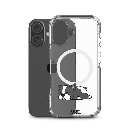 Lazy Puppy - MagSafe® clear case for iPhone®